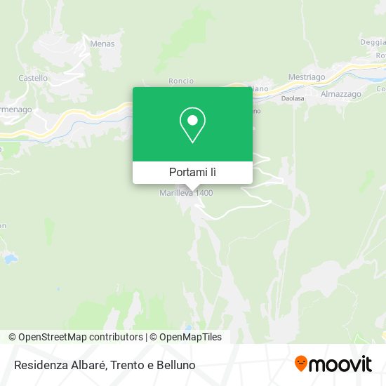 Mappa Residenza Albaré