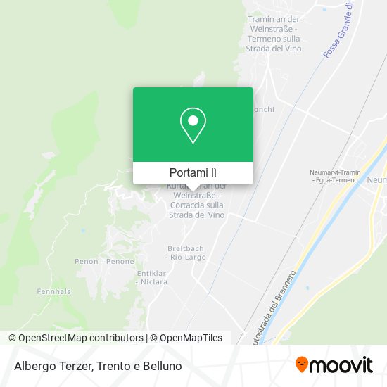 Mappa Albergo Terzer