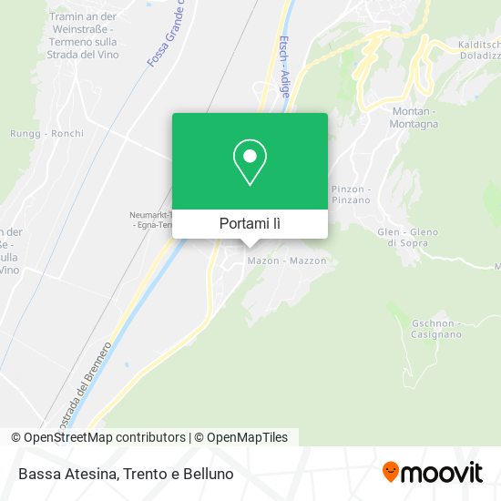 Mappa Bassa Atesina