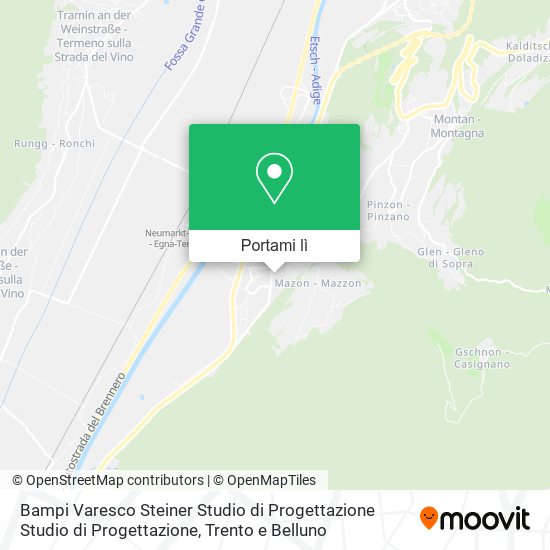 Mappa Bampi Varesco Steiner Studio di Progettazione Studio di Progettazione