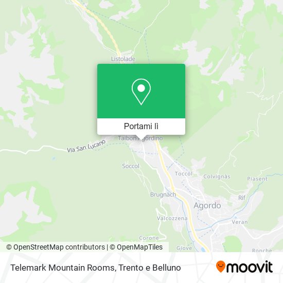 Mappa Telemark Mountain Rooms