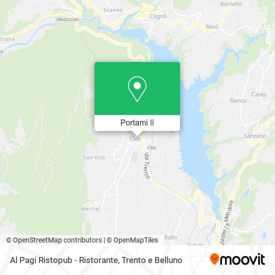 Mappa Al Pagi Ristopub - Ristorante