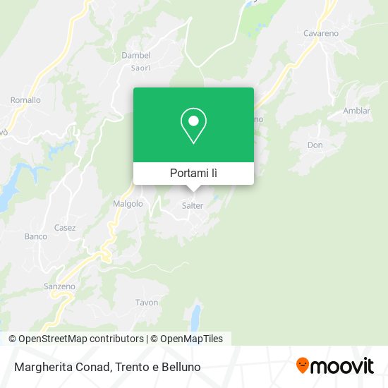 Mappa Margherita Conad