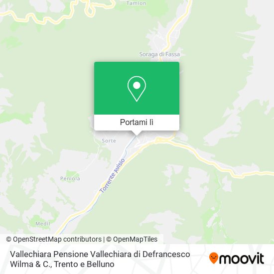Mappa Vallechiara Pensione Vallechiara di Defrancesco Wilma & C.