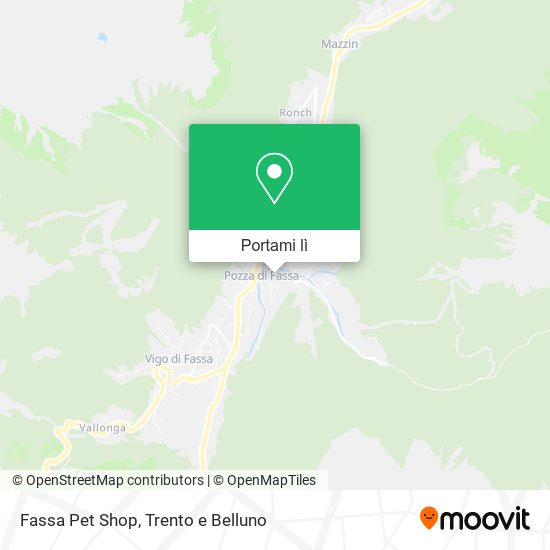 Mappa Fassa Pet Shop