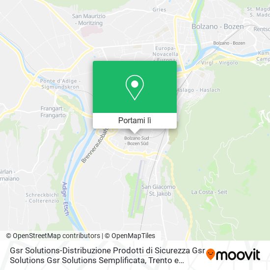 Mappa Gsr Solutions-Distribuzione Prodotti di Sicurezza Gsr Solutions Gsr Solutions Semplificata