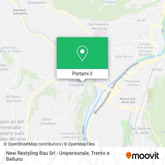 Mappa New Restyling Bau Srl - Unipersonale
