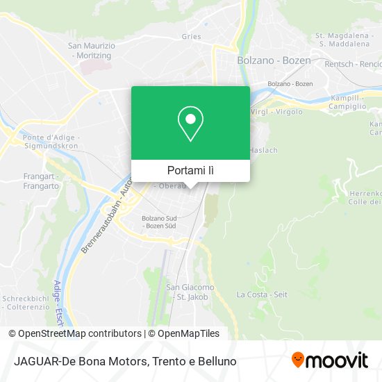 Mappa JAGUAR-De Bona Motors