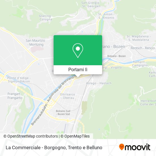 Mappa La Commerciale - Borgogno