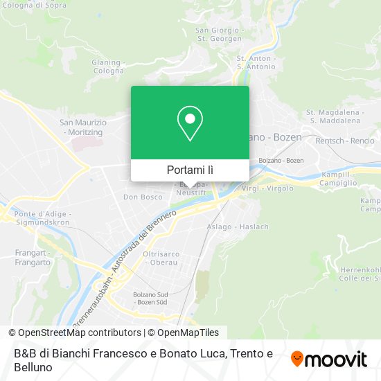 Mappa B&B di Bianchi Francesco e Bonato Luca