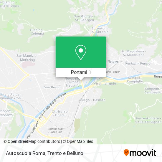 Mappa Autoscuola Roma