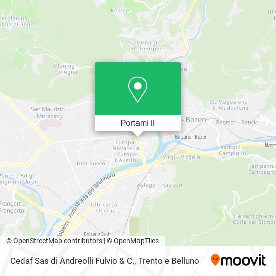Mappa Cedaf Sas di Andreolli Fulvio & C.