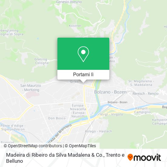 Mappa Madeira di Ribeiro da Silva Madalena & Co.