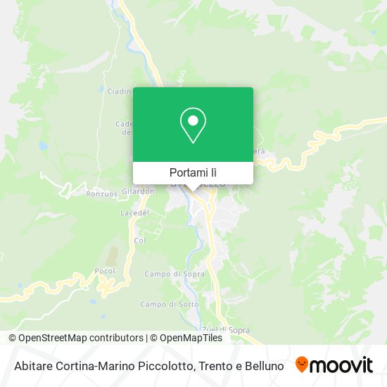 Mappa Abitare Cortina-Marino Piccolotto