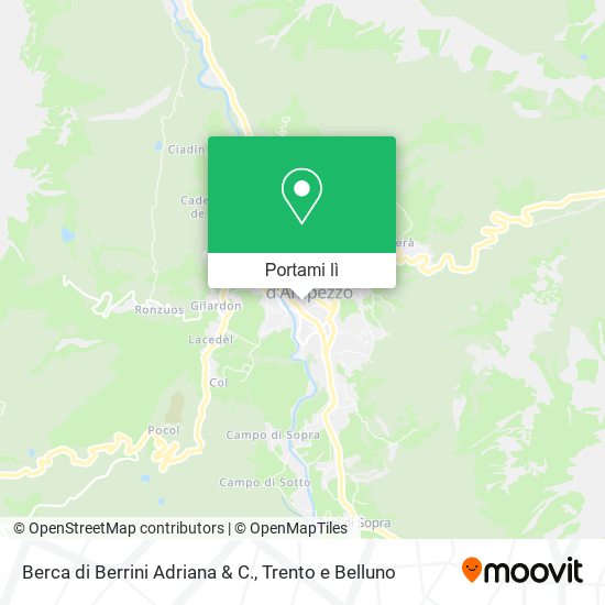 Mappa Berca di Berrini Adriana & C.
