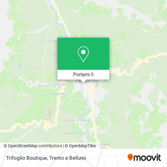 Mappa Trifoglio Boutique