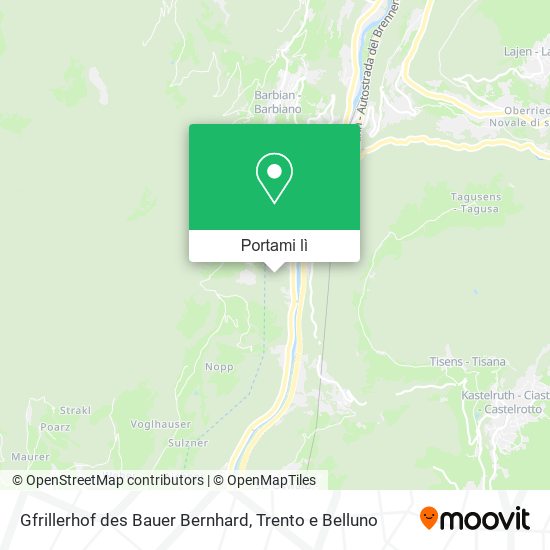 Mappa Gfrillerhof des Bauer Bernhard