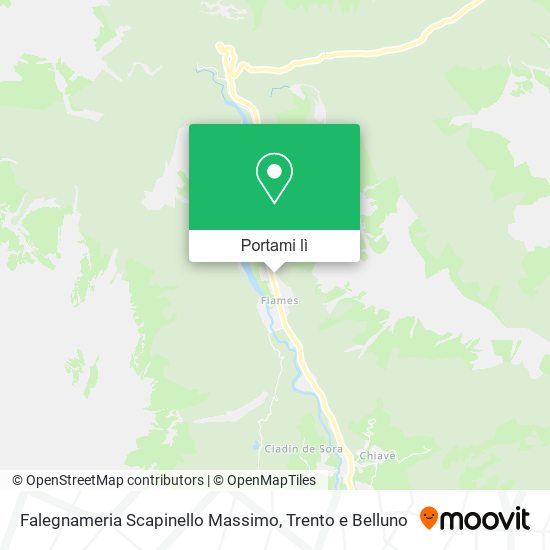 Mappa Falegnameria Scapinello Massimo