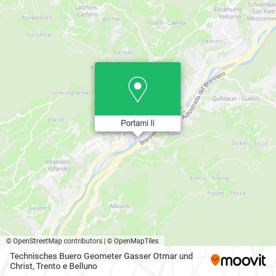 Mappa Technisches Buero Geometer Gasser Otmar und Christ