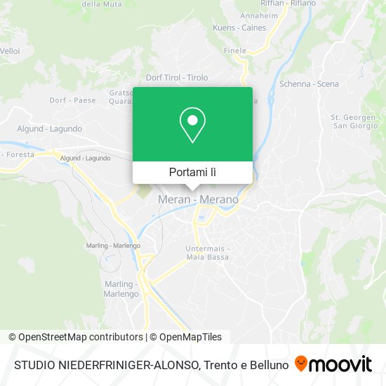 Mappa STUDIO NIEDERFRINIGER-ALONSO