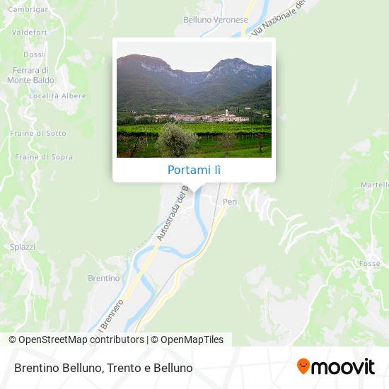 Mappa Brentino Belluno