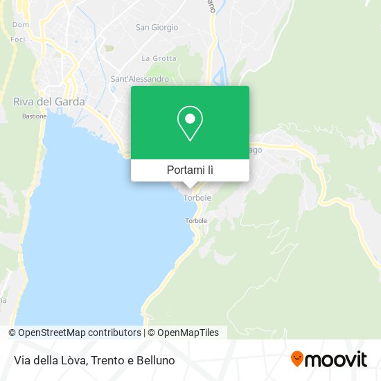 Mappa Via della Lòva
