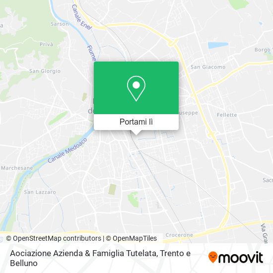 Mappa Aociazione Azienda & Famiglia Tutelata