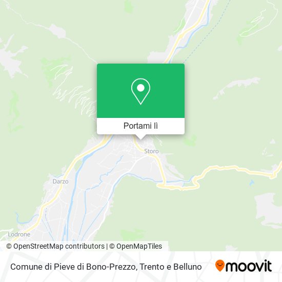 Mappa Comune di Pieve di Bono-Prezzo