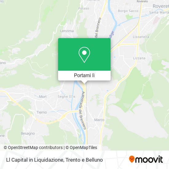 Mappa Ll Capital in Liquidazione