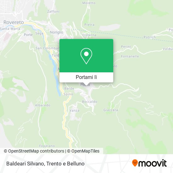 Mappa Baldeari Silvano