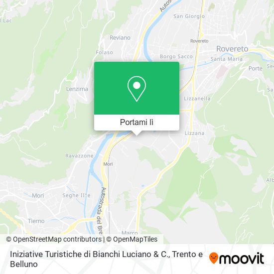 Mappa Iniziative Turistiche di Bianchi Luciano & C.