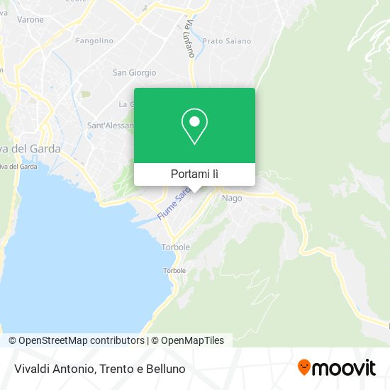 Mappa Vivaldi Antonio