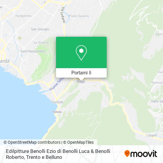 Mappa Edilpitture Benolli Ezio di Benolli Luca & Benolli Roberto