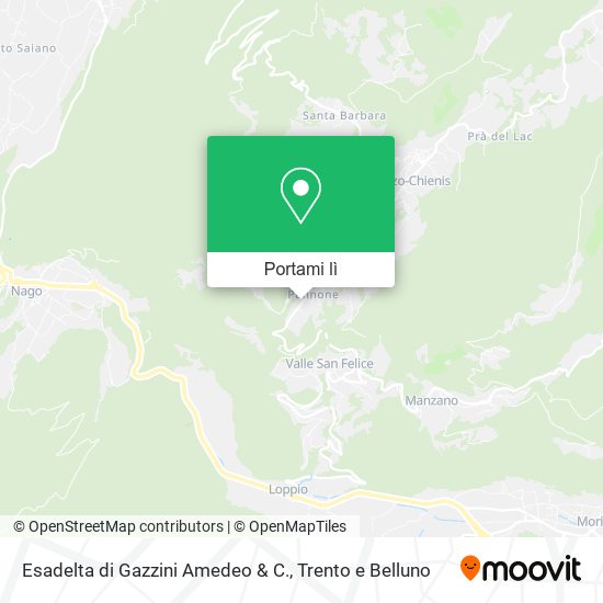 Mappa Esadelta di Gazzini Amedeo & C.