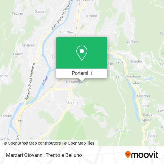 Mappa Marzari Giovanni