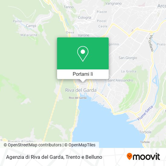 Mappa Agenzia di Riva del Garda