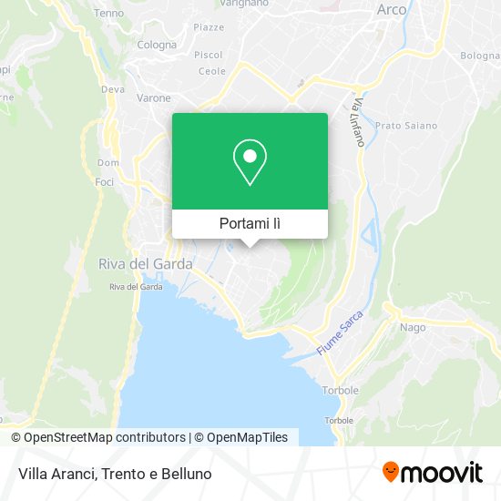 Mappa Villa Aranci