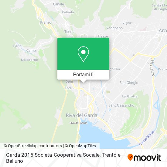 Mappa Garda 2015 Societa' Cooperativa Sociale