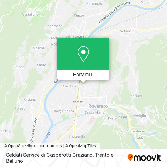 Mappa Seldati Service di Gasperotti Graziano