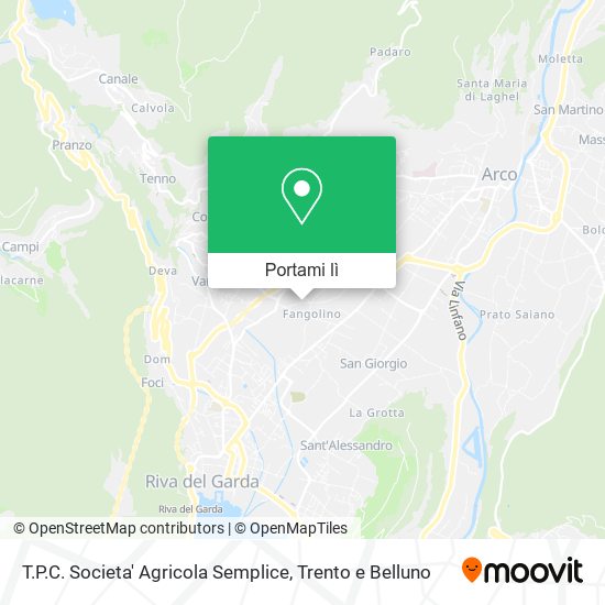 Mappa T.P.C. Societa' Agricola Semplice