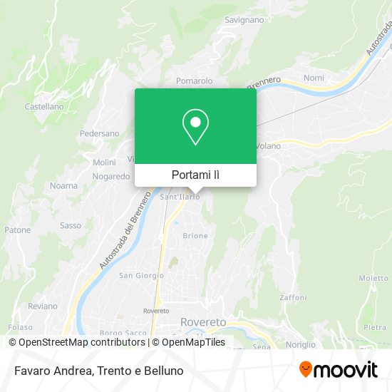 Mappa Favaro Andrea