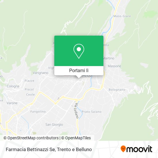 Mappa Farmacia Bettinazzi Se