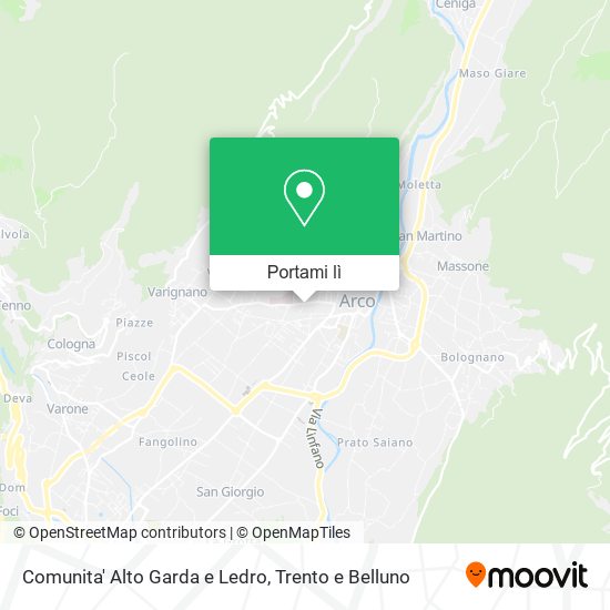 Mappa Comunita' Alto Garda e Ledro