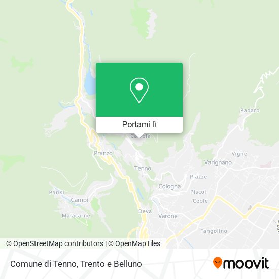 Mappa Comune di Tenno