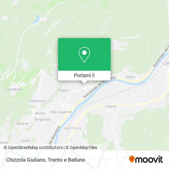 Mappa Chizzola Giuliano