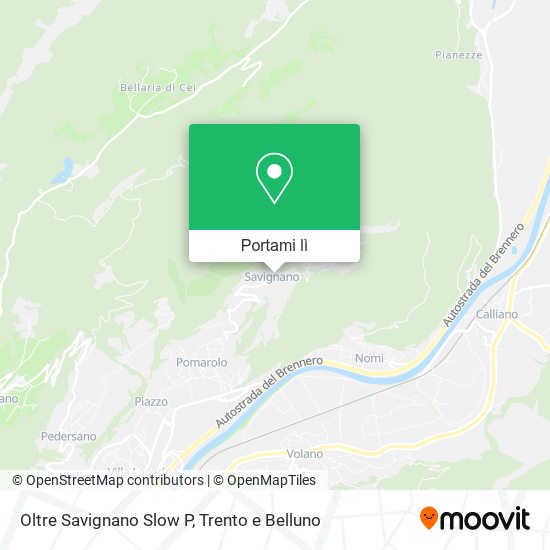 Mappa Oltre Savignano Slow P