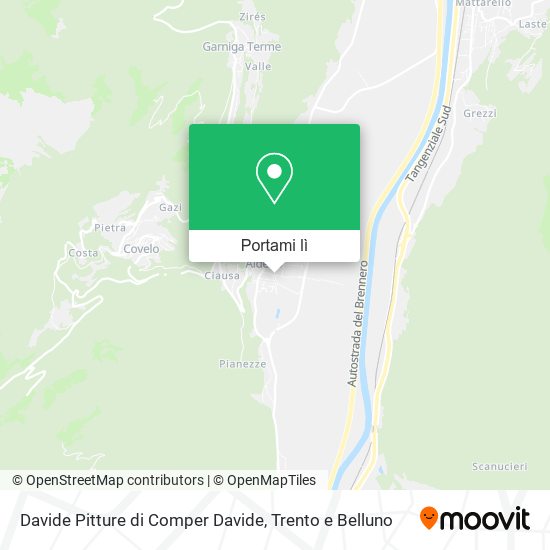 Mappa Davide Pitture di Comper Davide