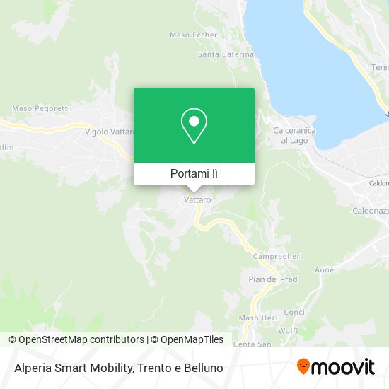 Mappa Alperia Smart Mobility