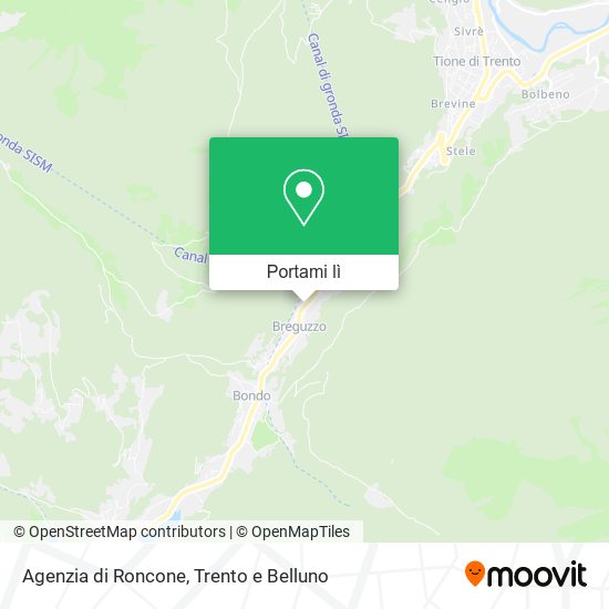 Mappa Agenzia di Roncone