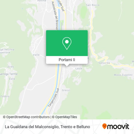 Mappa La Gualdana del Malconsiglio